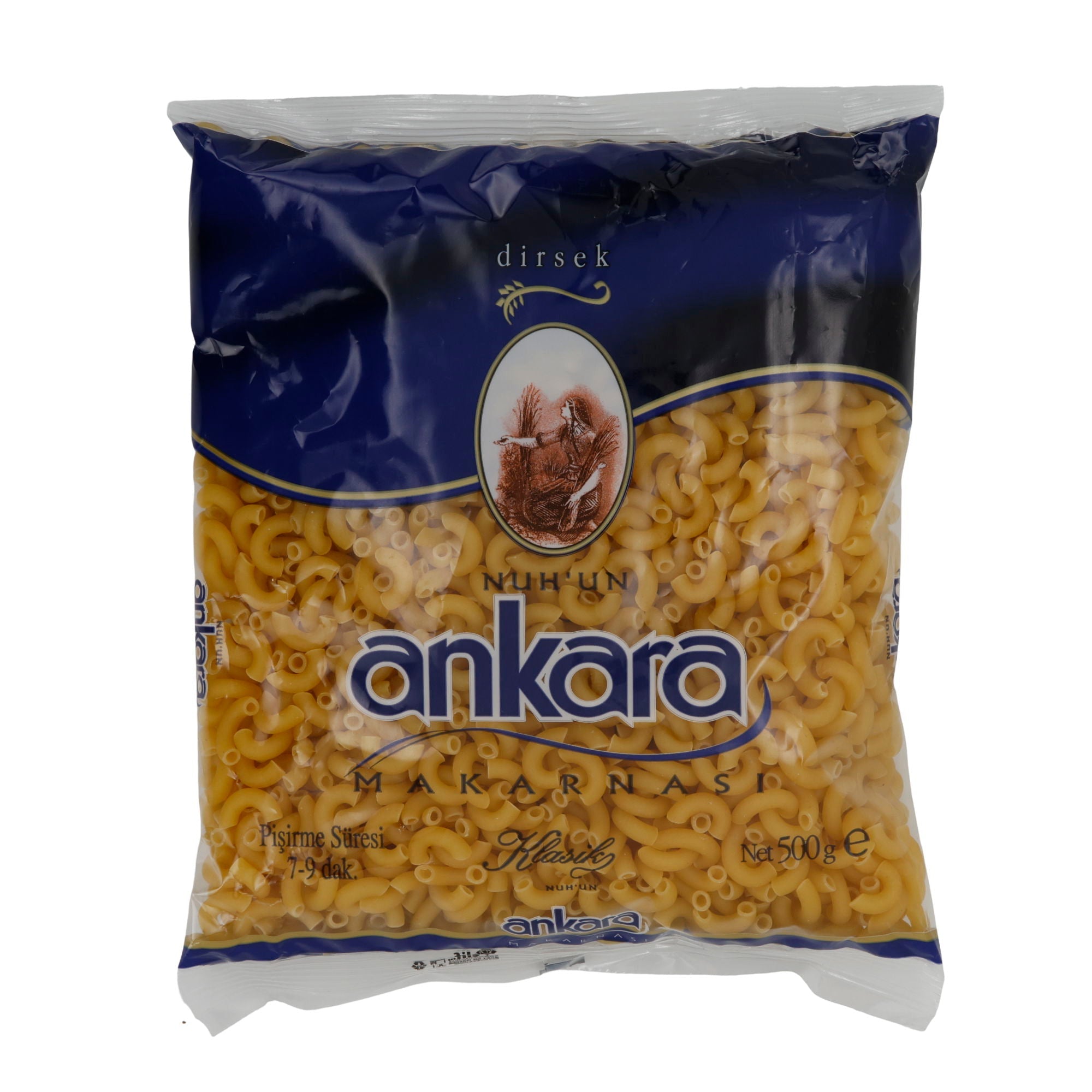 Pasta Ankara Dirsek | Makarna | Pasta | 500 g NUHUN ANKARA